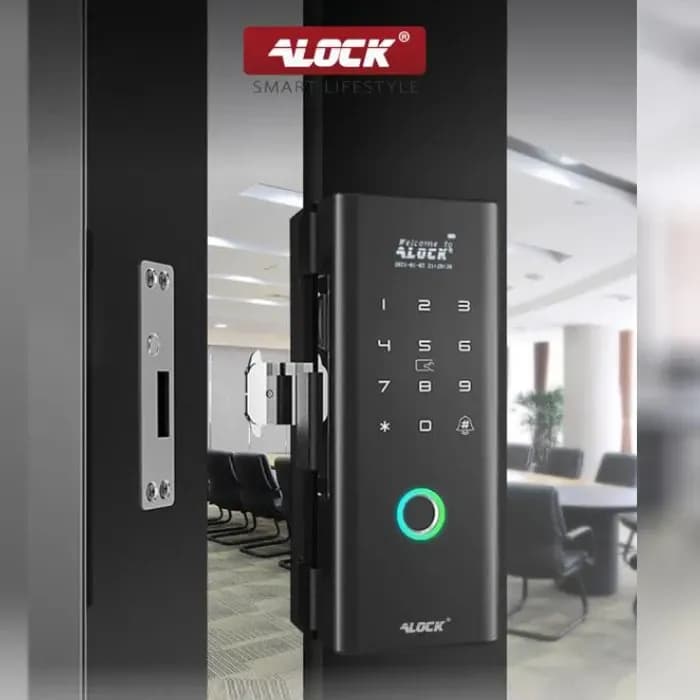 قفل اثر انگشتی دیجیتال شیشه سکوریت ALOCK مدل +G200 — تصویر ۵