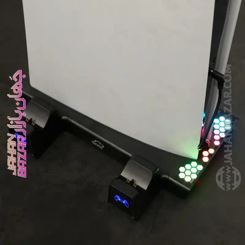 پایه شارژر گیم پد و فن خنک کننده تسکو TSCO مدل TGS 18 LootRack — تصویر ۵