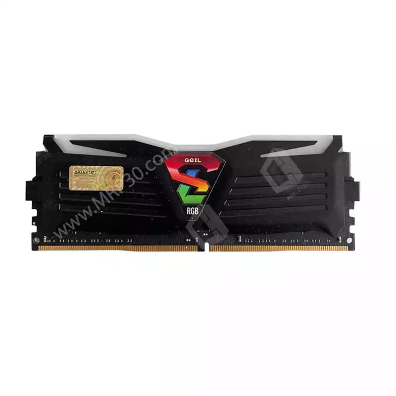 رم گیل Geil Super Luce RGB 8GB DDR4 2400Mhz استوک با گارانتی سازگار — تصویر ۳