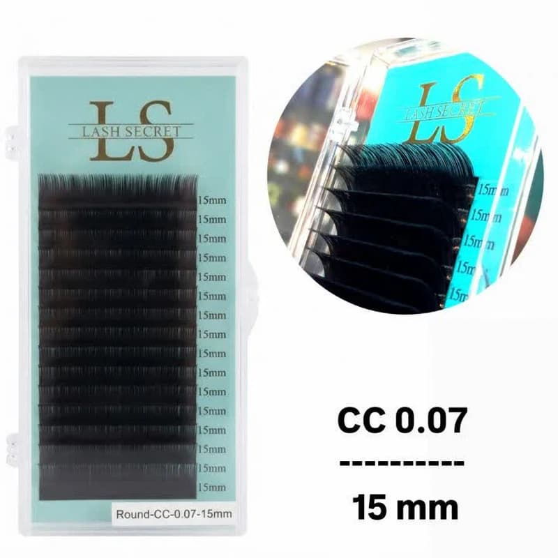 پالت اکستنشن مژه لش سکرت LASH SECRET CC-0.07 15mm