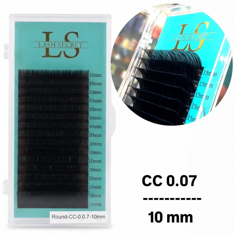 پالت اکستنشن مژه لش سکرت LASH SECRET CC-0.07 10mm