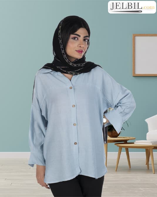 شومیز مدل آهو سایز 38تا44 پارچه کرسپو کد 1013