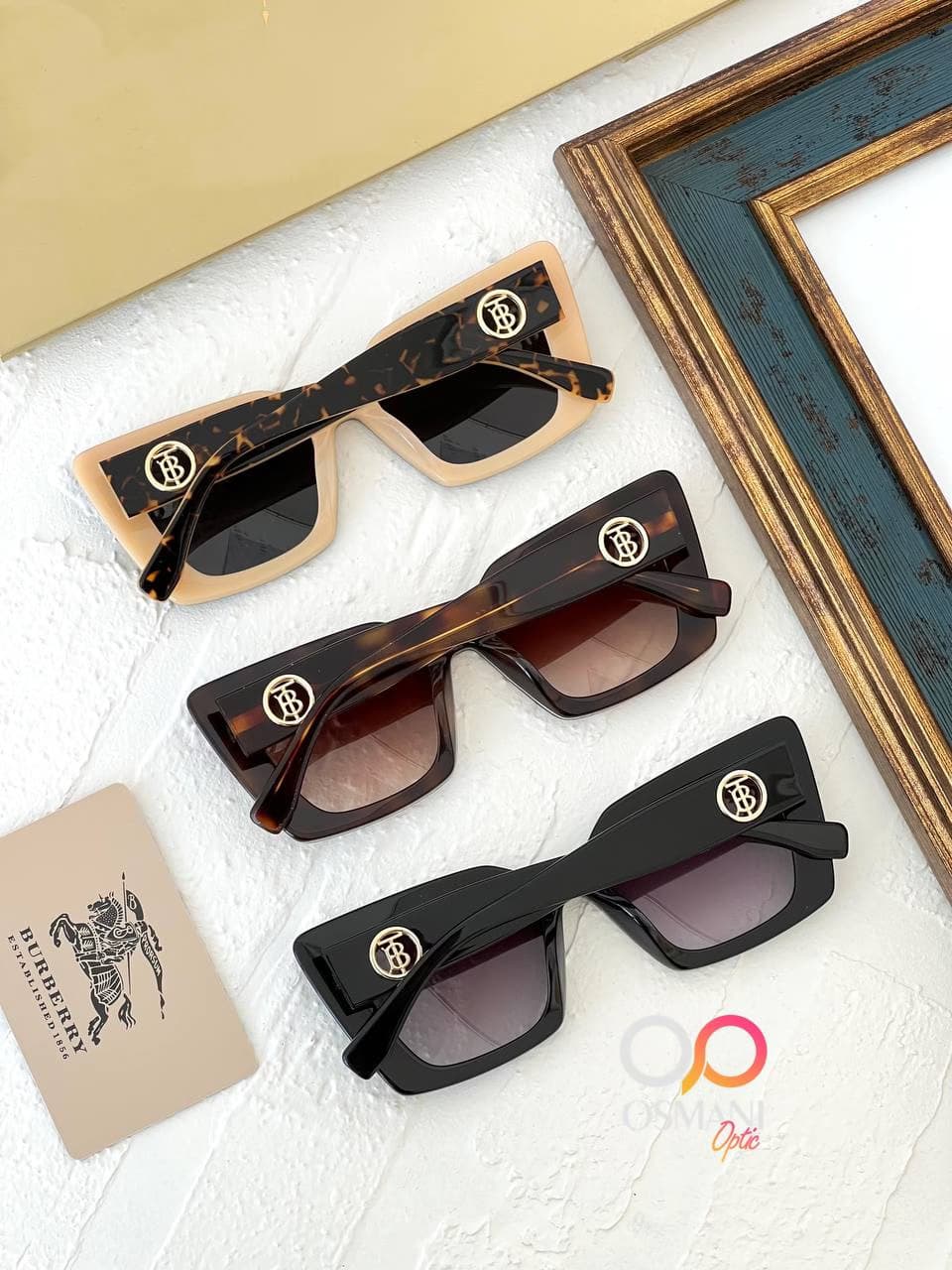 عینک آفتابی مردانه بربری مدل BURBERRY BE4344 — تصویر ۴