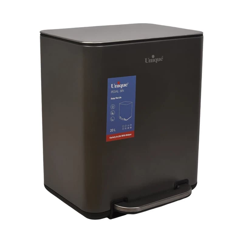 سطل زباله چهارگوش 20 لیتر نوک مدادی UN-4305 — تصویر ۵