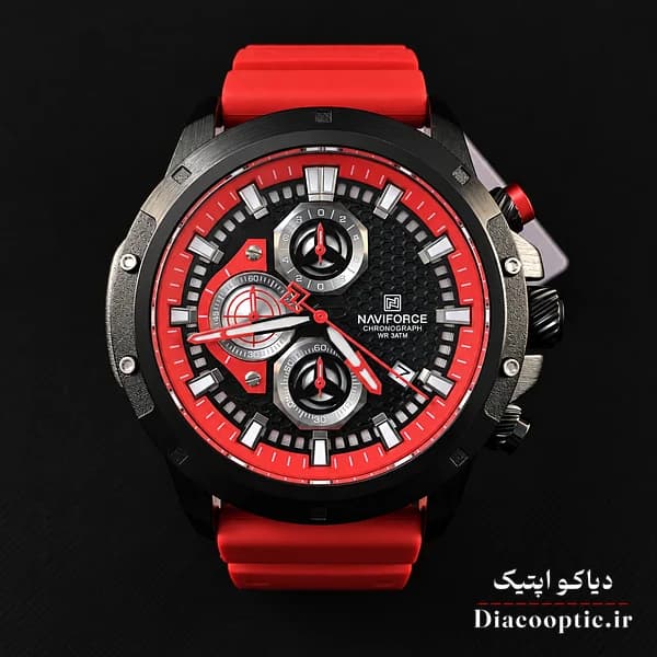 ساعت مچی اورجینال مردانه سه موتور برند نیوی فورس مدل NF8036 برند رابر — تصویر ۲