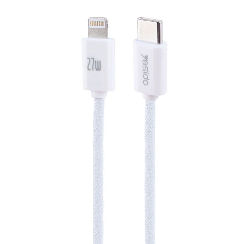 کابل تایپ سی به لایتنینگ فست شارژ 27 وات یسیدو CA170 طول 1.2 متر — تصویر ۳