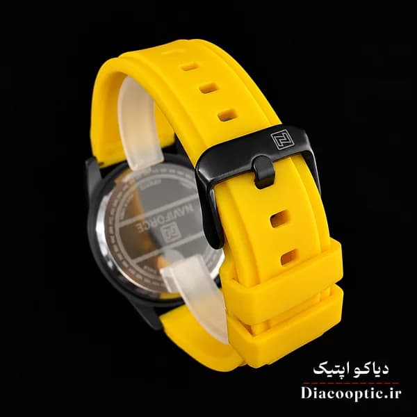 ساعت مچی اورجینال مردانه سه موتور برند نیوی فورس مدل NF8033 بند رابر — تصویر ۶