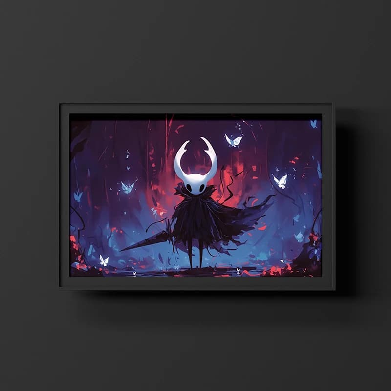 متال پوستر هالو نایت از بازی هالو نایت Hollow Knight با کد G-43 — تصویر ۳