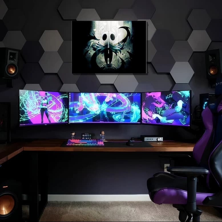 متال پوستر هالو نایت از بازی هالو نایت Hollow Knight با کد G-40 — تصویر ۲