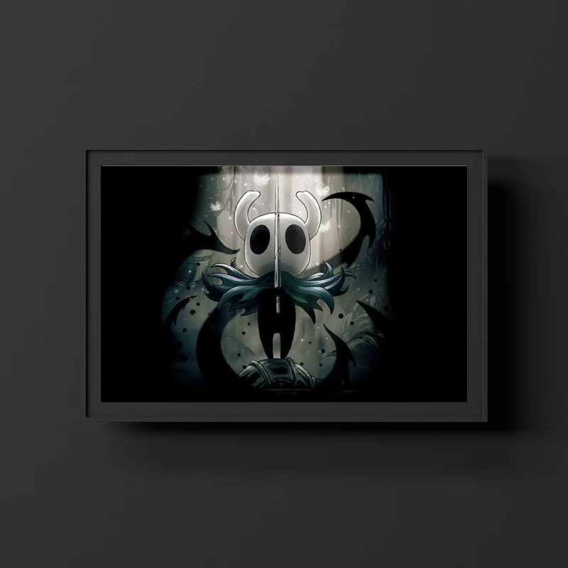 متال پوستر هالو نایت از بازی هالو نایت Hollow Knight با کد G-40 — تصویر ۳