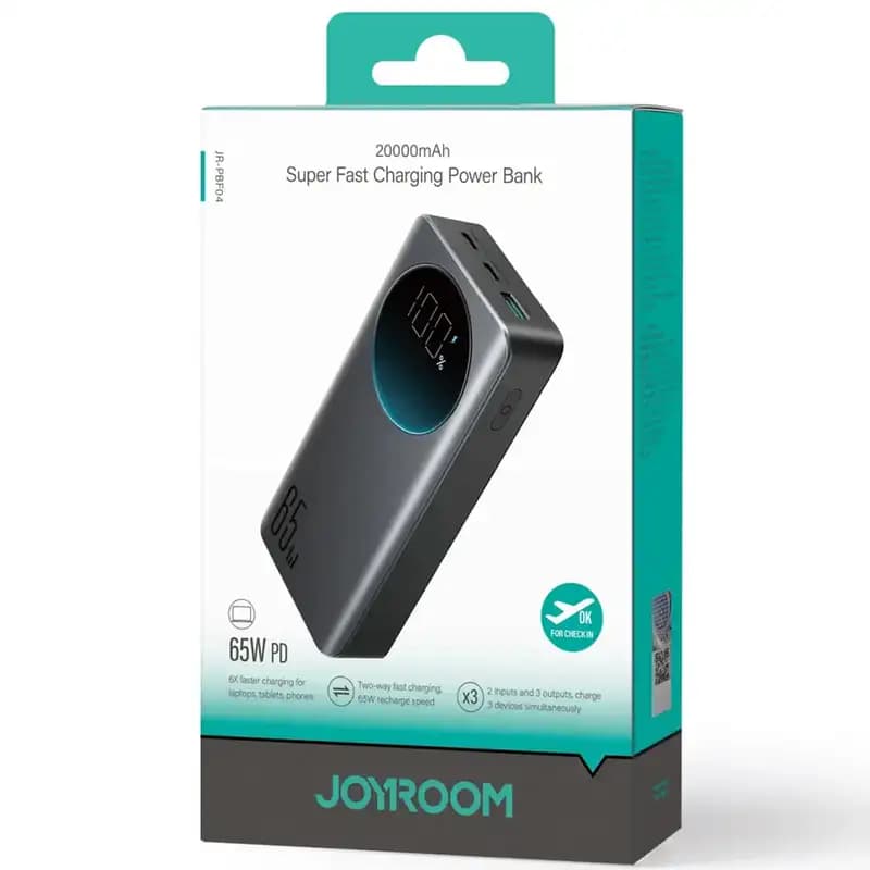 پاوربانک 20000 هزار 65 وات جویروم مدل Joyroom JR-PBF04 — تصویر ۲