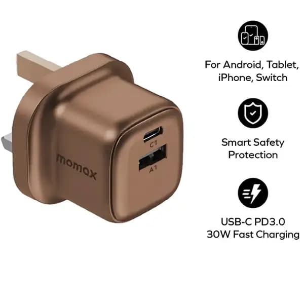 شارژر فندکی 30 وات مومکس مدل Momax UM-71CN — تصویر ۲