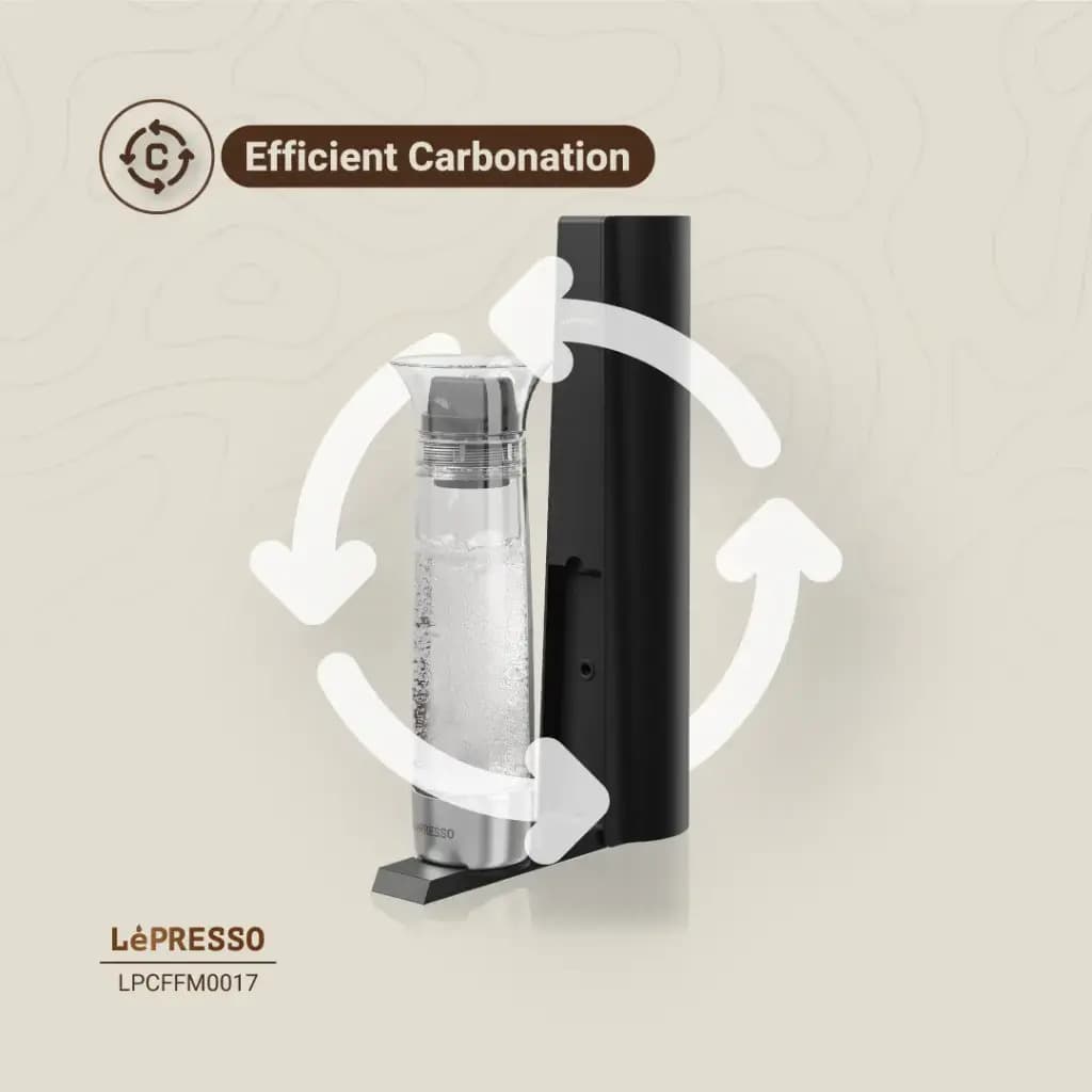 دستگاه سوداساز فوری کربوناتور لپرسو مدل LePresso Carbonator Instant Sparkling Water LPCFFM0017 — تصویر ۵