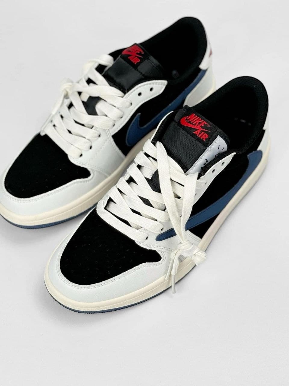 نایک ایر جردن ۱ بدون ساق تراویس اسکات لی آبی Nike jordan 1 low Travis Scott lee — تصویر ۶