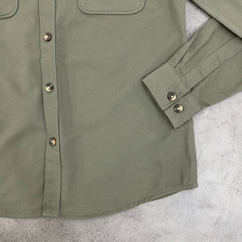 پیراهن اورجینال مردانه ASOS DESIGN زیتونی سایز M — تصویر ۶