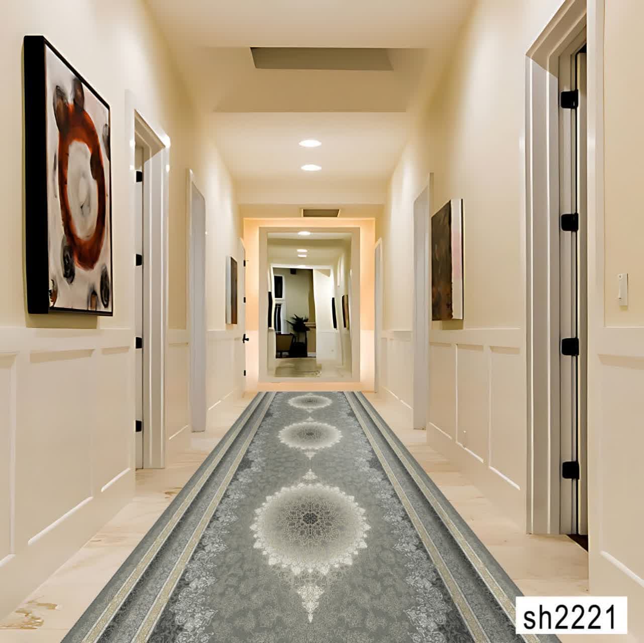 فرشینه راهرویی کرمی کلاسیک کد 2221 ( ضمانت دار )