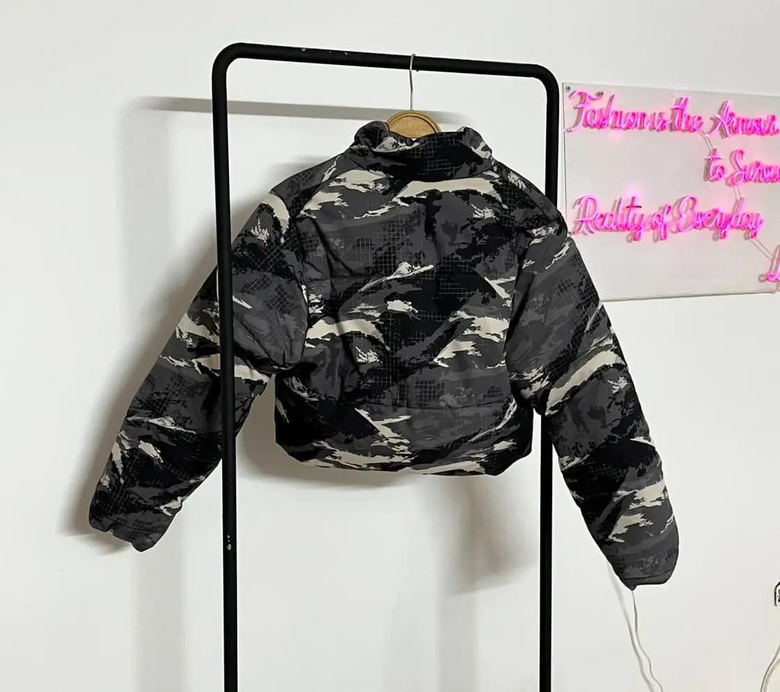 کاپشن پفی camouflage — تصویر ۳