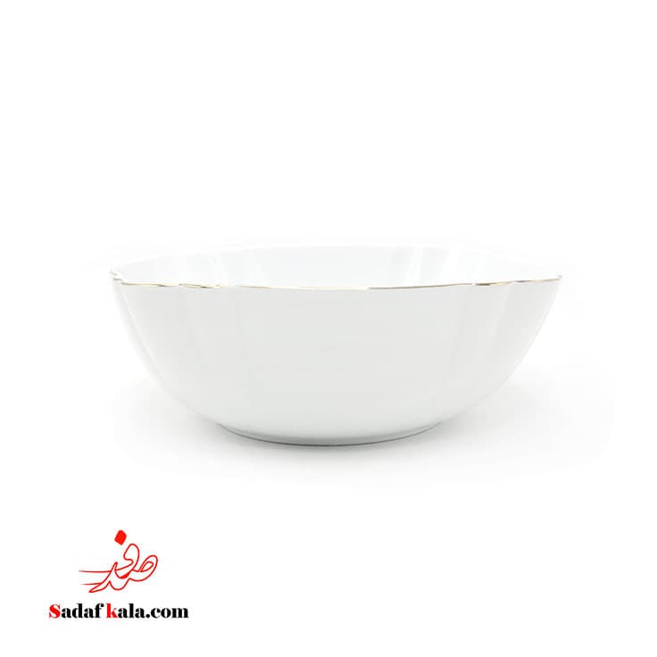 کاسه مربع بزرگ سان رایز خط طلا لمون(8)/656L — تصویر ۳