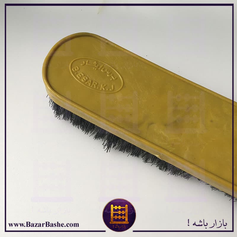 برس و فرچه کفش الیاف مصنوعی دسته پلاستیکی — تصویر ۲
