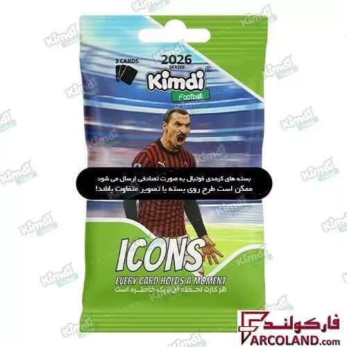 کیمدی کارت فوتبال آیکونز مدل Icones 2026 بسته 12 عددی — تصویر ۴