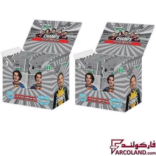 کیمدی کارت فوتبال چمپس مدل Champs 2026 بسته 60 عددی