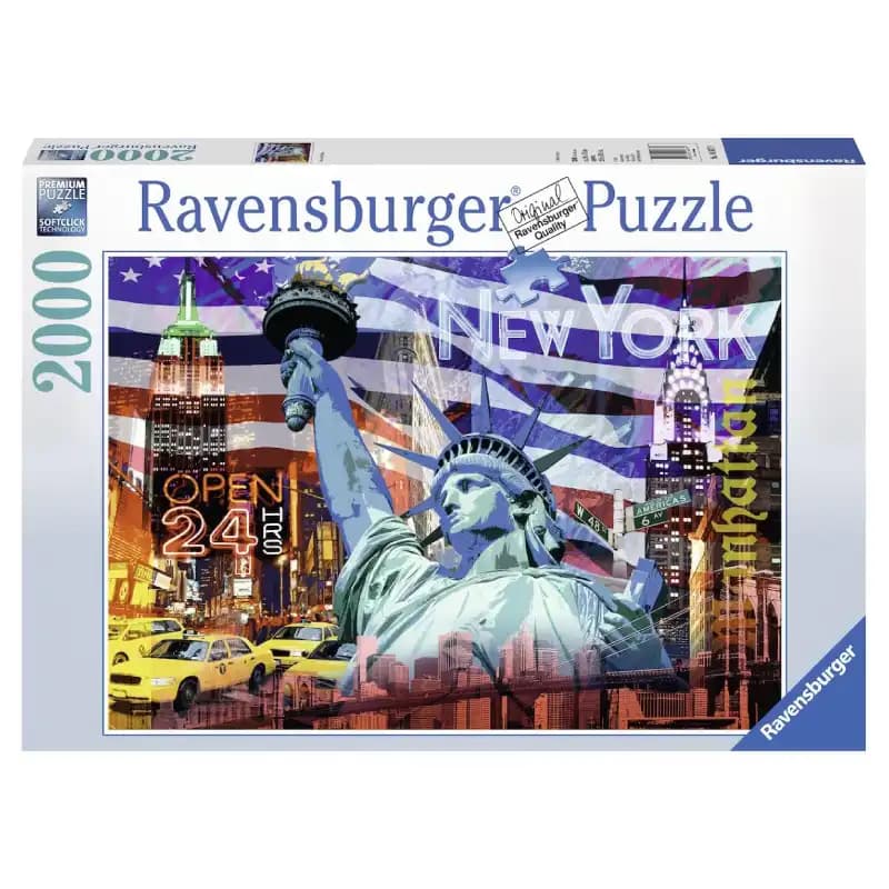 پازل 2000 تكه رونزبرگر طرح NEW YORK COLLAGE كد 16687