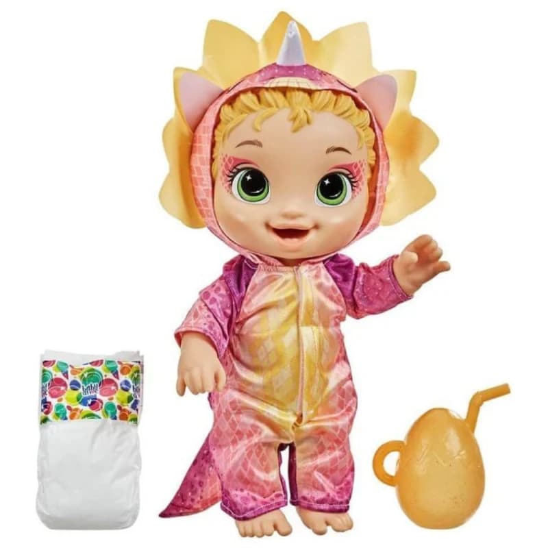 عروسک Baby Alive مدل Dress Up Dino با موهای بلوند