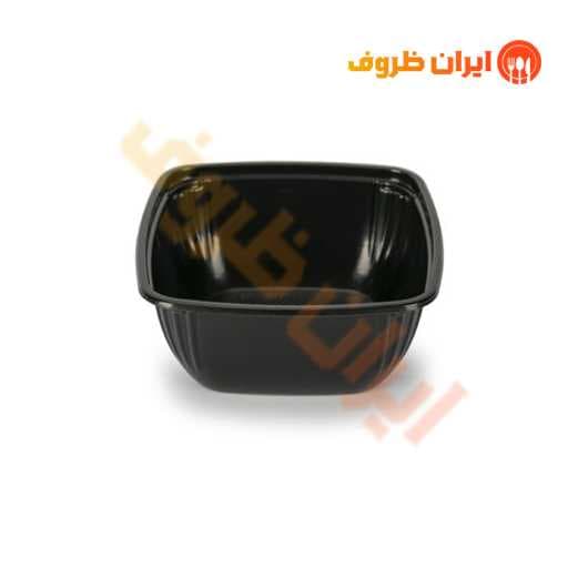 ظرف یکبار مصرف مشکی کد M600 مهرپارسا / کارتن 200 عددی — تصویر ۳