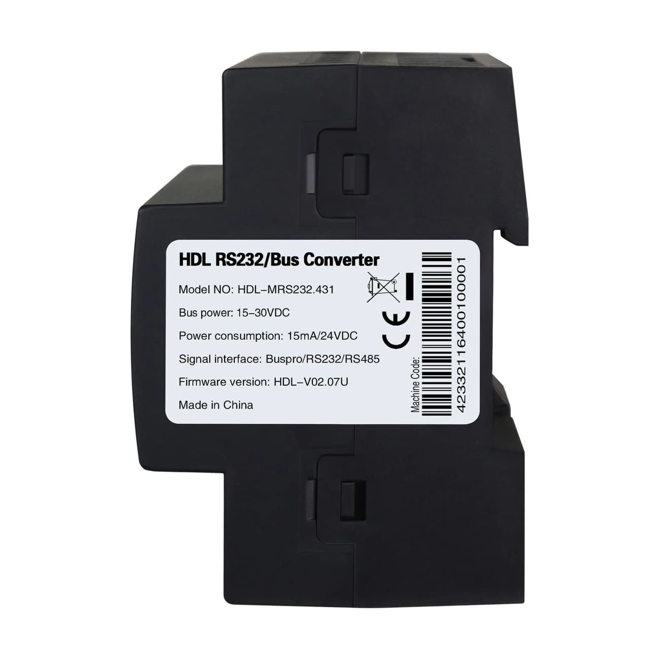 مبدل Buspro به RS232/RS485 برند HDL مدل MRS232.431 — تصویر ۳