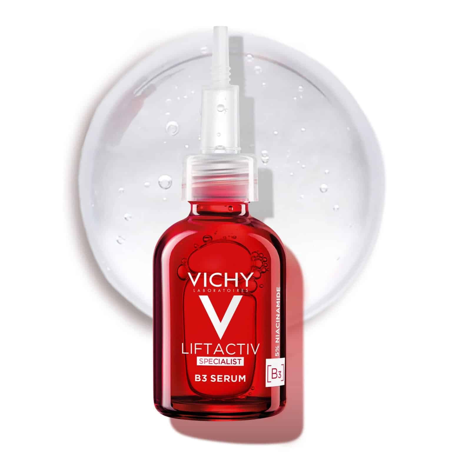 سرم ضد لک و ضد چروک لیفت اکتیو ویشی Vichy Liftactiv Specialist B3 Serum مناسب انواع پوست حجم 30 میلی لیتر — تصویر ۳