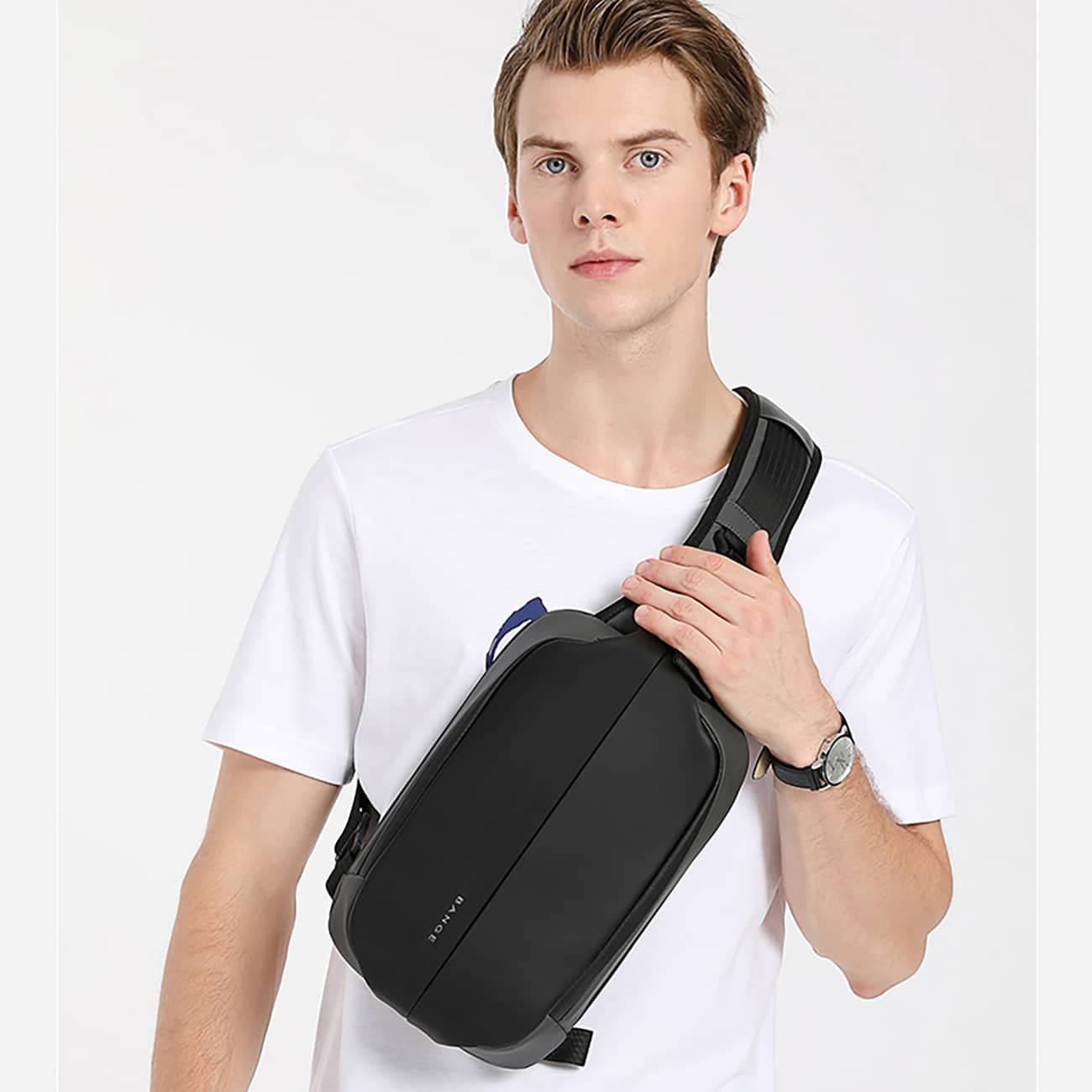 کیف کراس بادی مردانه ضد آب بنج BANGE BG-7210 — تصویر ۵