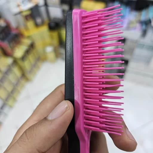 برس حجم دهنده و پوش دهنده مو چنگی حرفه ای — تصویر ۴