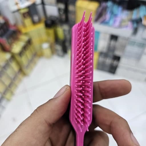 برس حجم دهنده و پوش دهنده مو چنگی حرفه ای — تصویر ۳