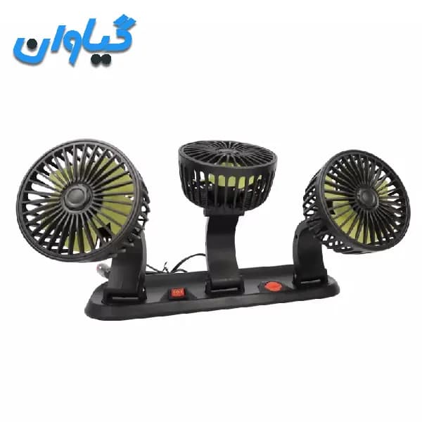 پنکه ۳ قلو خودرو چرخشی ۳۶۰ درجه مدل GN-860