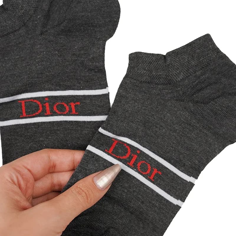 جوراب مردانه مچی طرح Dior فری سایز 36 تا 44 — تصویر ۷