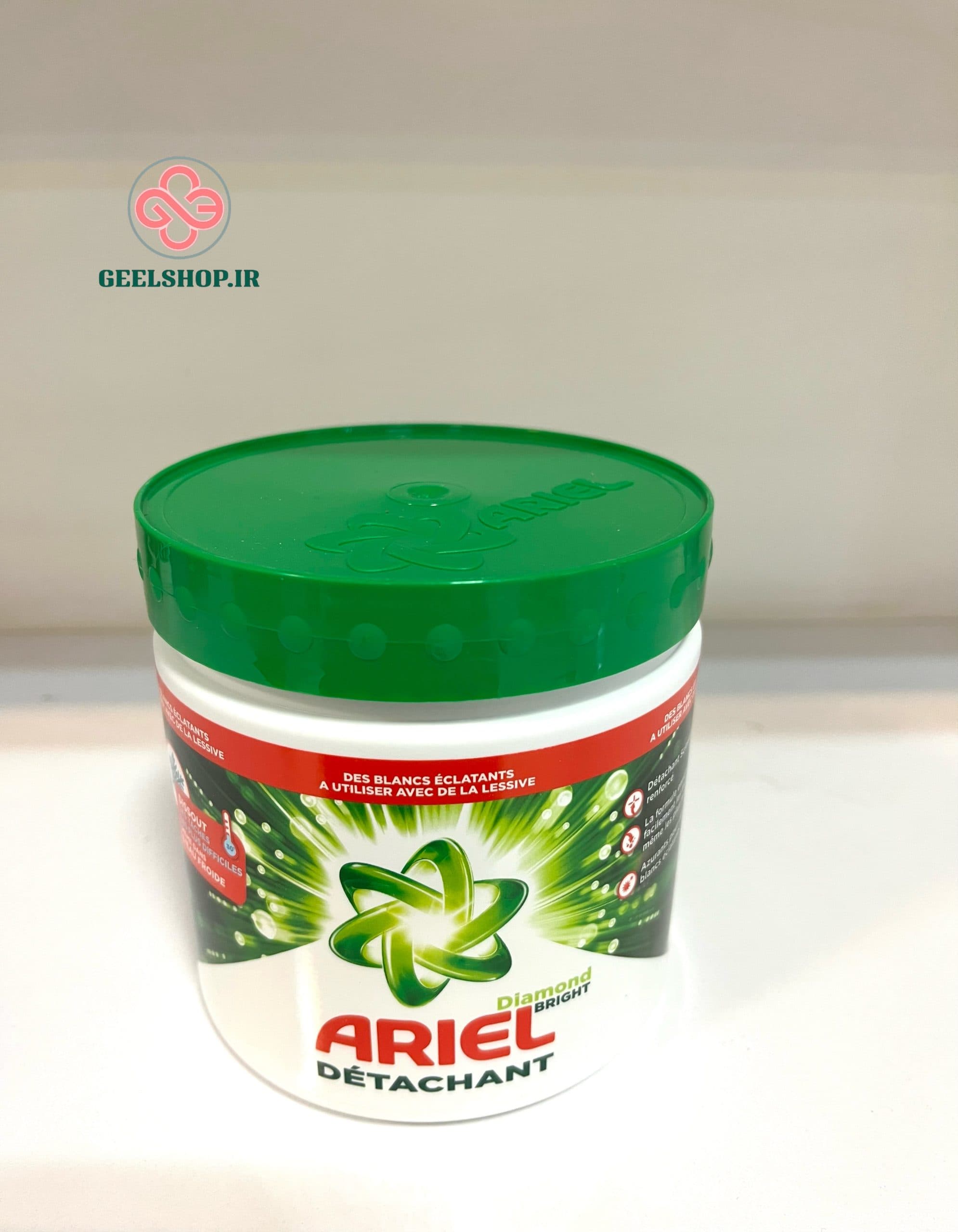 پودر لکهبر آریل ۵۰۰ گرم مدل White و Color – حذف قوی لکه برای لباسهای سفید و رنگی ساخت اسپانیا — تصویر ۲
