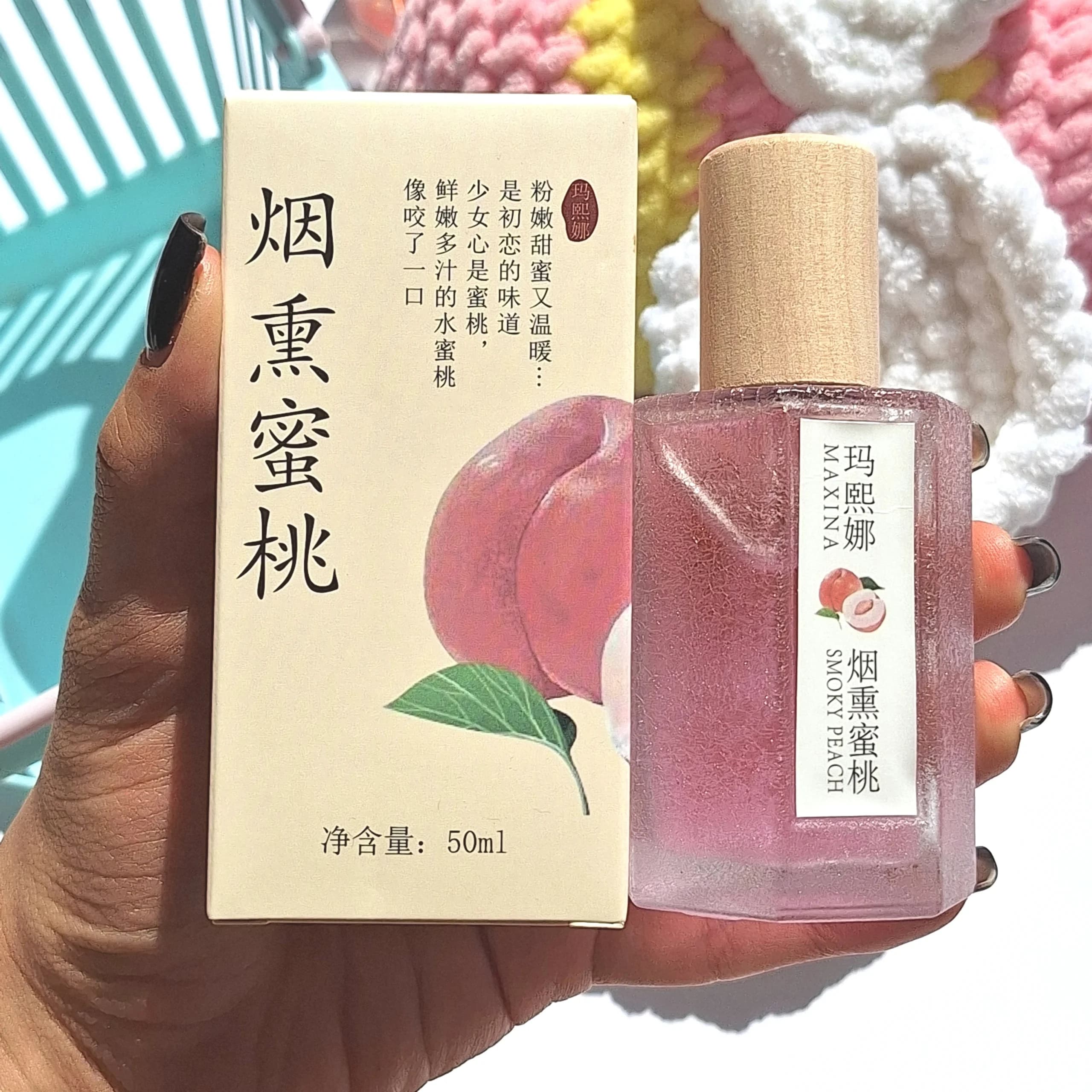 عطر بیکینی Maxina رایحه smoky peach — تصویر ۲