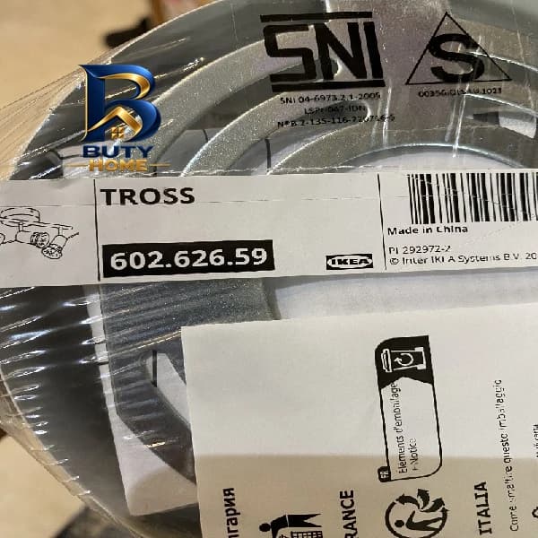 لوستر سه شاخه سقفی مدل TROSS ایکیا — تصویر ۳