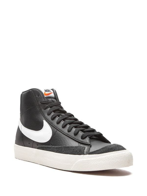 نایک بلیزر ساقدار ۷۷ مشکی Nike blazer mid 77 black — تصویر ۳