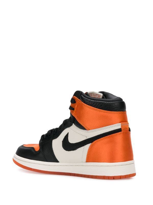 نایک ایر جردن ۱ ساقدار نارنجی Nike air Jordan 1 high orange — تصویر ۲