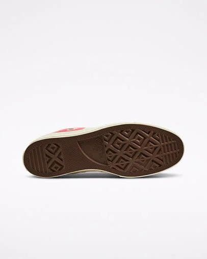 کانورس آل استار ساقدار پلی قلبی تمام سفید Converse all stars play white — تصویر ۶