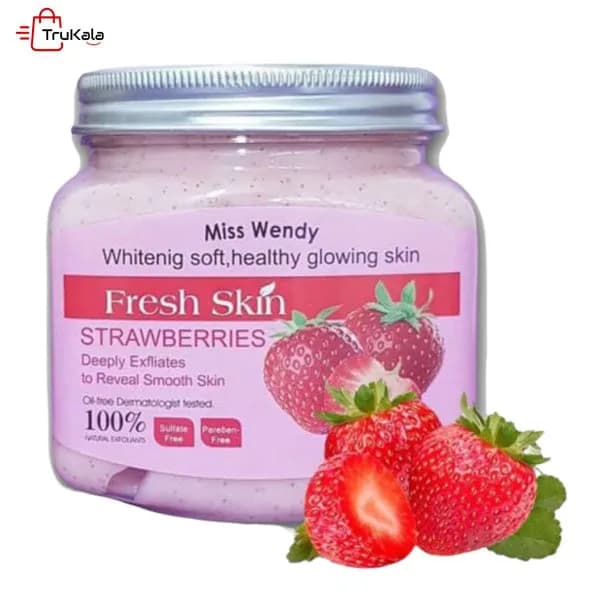 اسکراب لایه بردار و جوانسازی توت فرنگی میس وندی Miss Wendy