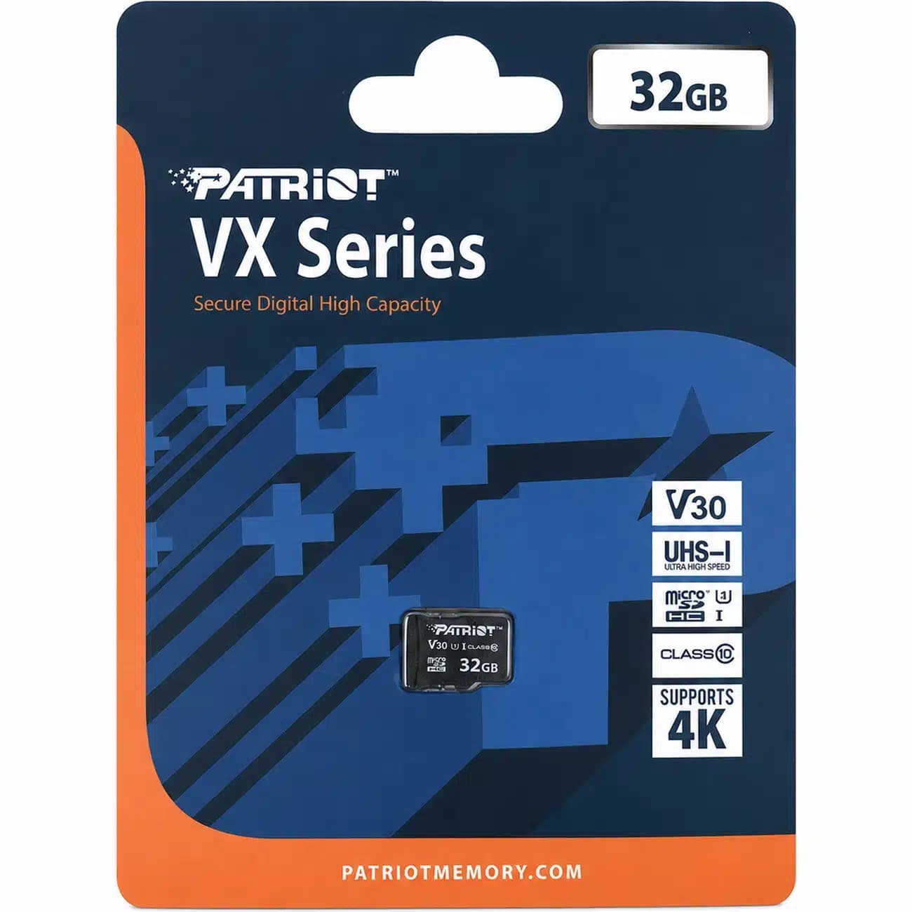 کارت حافظه میکرو اس دی پاتریوت PATRIOT مدل PSF32GVX31MCH ظرفیت 32GB — تصویر ۳