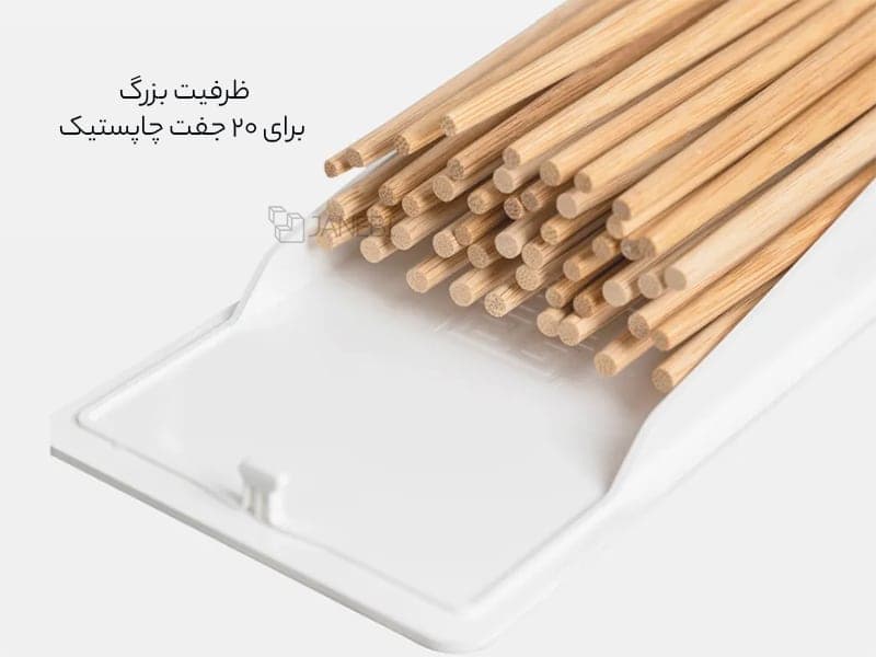 نگهدارنده و استریل کننده هوشمند چاپستیک شیائومی Xiaomi six vertical intelligent sterilizing chopstick holder LSZCA01W — تصویر ۴