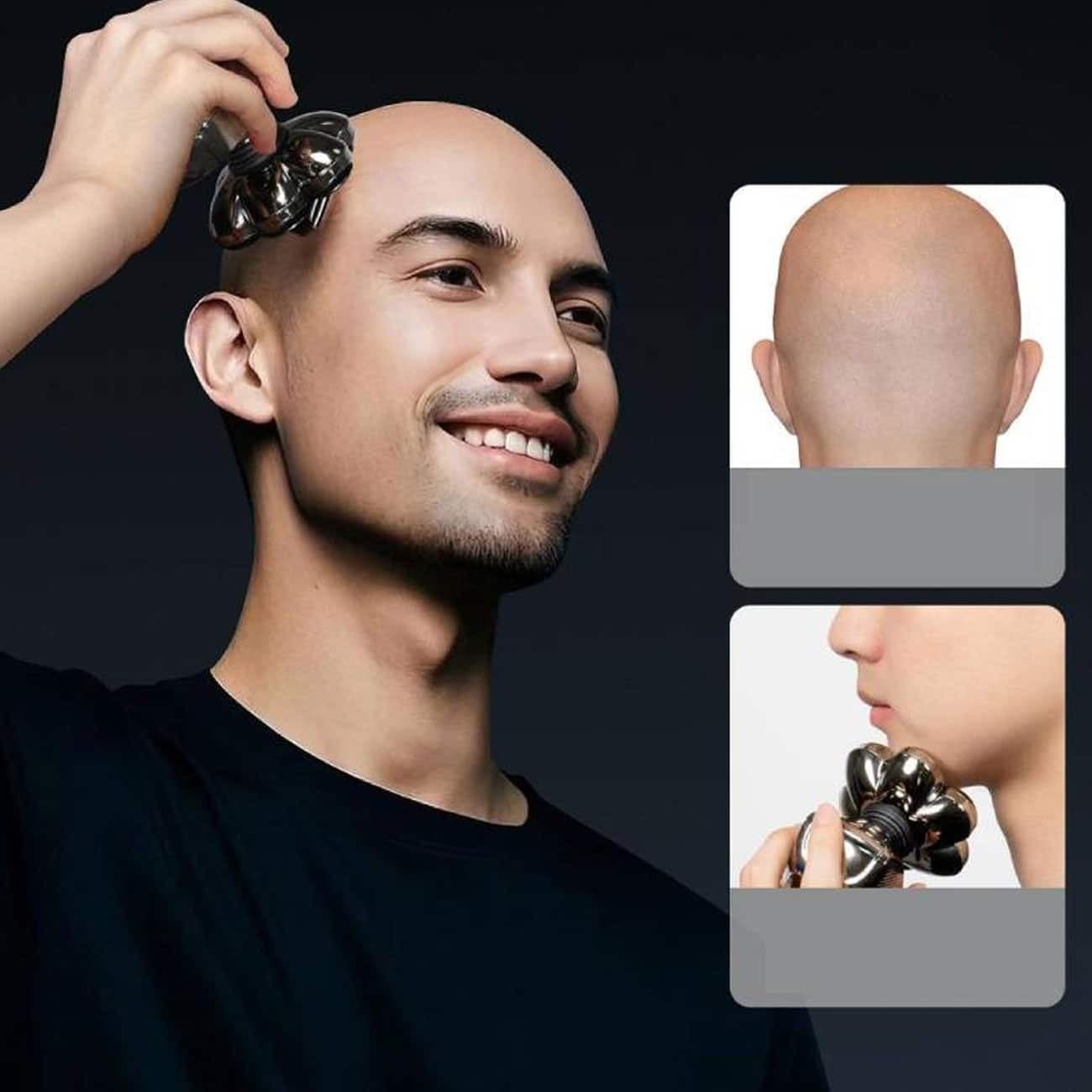 ریش تراش و ماشین اصلاح سر شارژی ضدآب دوکو DOCO AH001 هفت تیغه — تصویر ۲