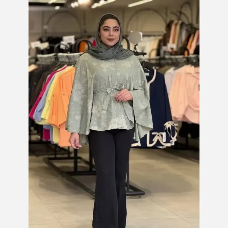 پانچ زنانه مدل کسمه خنک تابستانه فری سایز — تصویر ۴