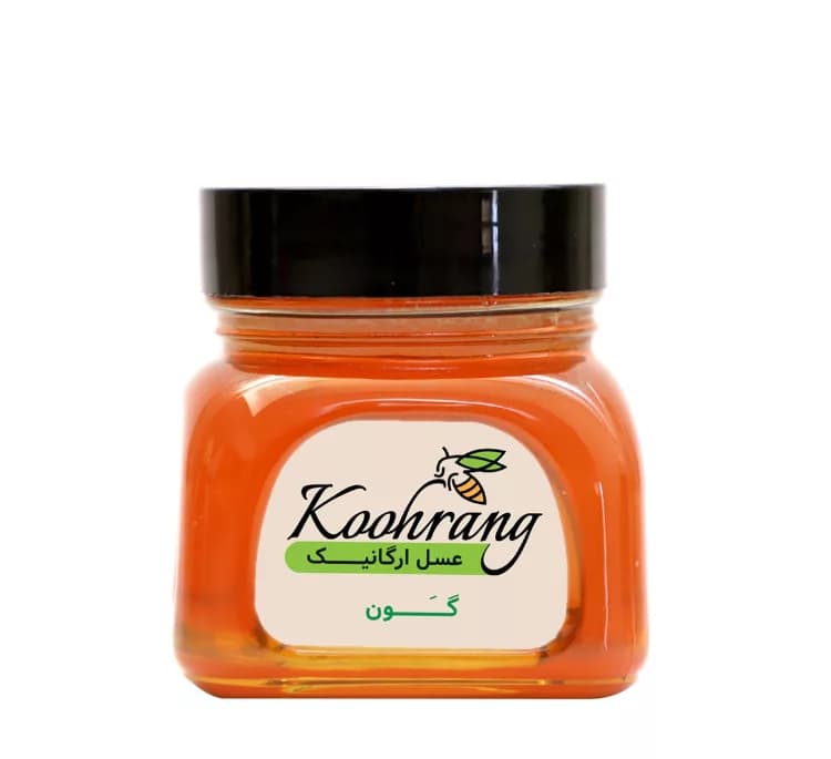 عسل ارگانیک گون رویال کندو کوهرنگ وزن 450 گرم