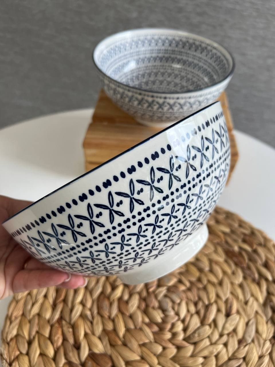 کاسه سالادخوری دنی هوم- طرح ایکس سرمه ای — تصویر ۲