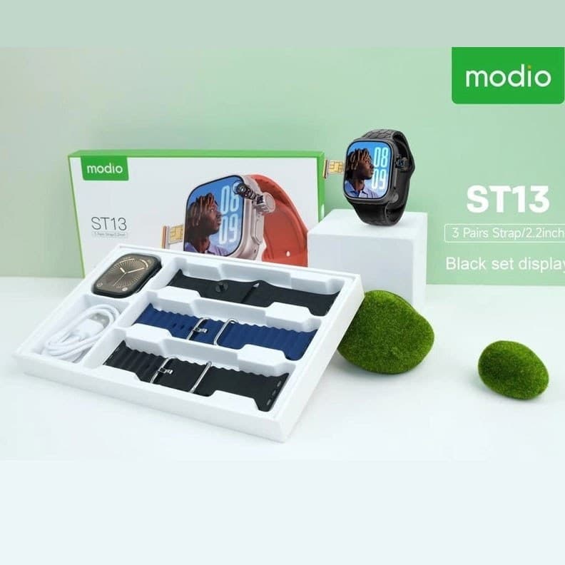 ساعت هوشمند مودیو مدل ST13 سیم کارت خور با نمایشگر AMOLED — تصویر ۷