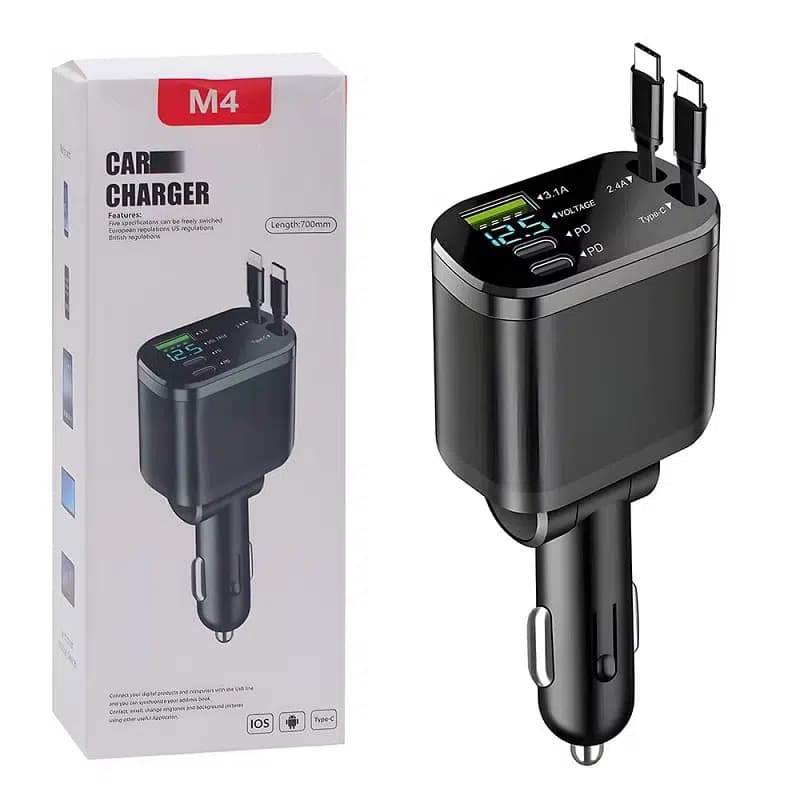 شارژر فندکی چندکاره 5in1) M4) — تصویر ۳